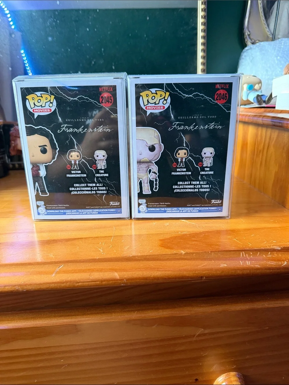 Funko Pop! Movies Victor Frankenstein & The Creature Vinyl Figures - White/Brown